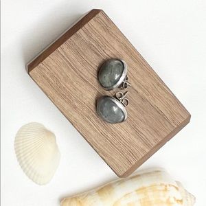 Labradorite 12 mm Studs